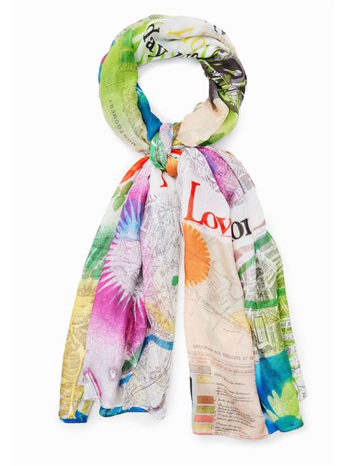 Sciarpa rettangolare M. Christian Lacroix 24sawa19 DESIGUAL | 24SAWA231000